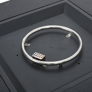 50,000 BTU Square MGO Propane Fire Table, Outdoor Gas Fire Pit with External Tank Design