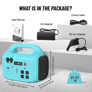 1024Wh Portable Power Station (1000W/1800W) with MPPT Solar Charging, 100W USB-C PD & IPX4 Protection for Camping & Home Backup