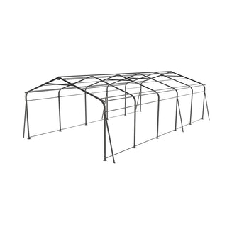 13 x 26.5 ft carport, 0.25mm thick, with protective film to prevent scratching, 2 pairs of adhesive gloves, 3 hooks, 12 expansion screws, 6 fixed iron pieces,versatile space