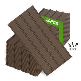 20PCS Galvanized Metal Roofing Panels with Screws – Durable Steel Roof Sheets for Pergola, Gazebo, Shed, Patio & Outdoor Structures