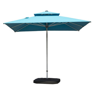 Aluminum Cantilever Patio Umbrella with Tilt Function – Outdoor Offset Market Umbrella for Backyard, Deck & Pool (Base Not Included)