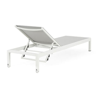 Outdoor Lounge Chair Set Of Two, Made Of Aluminum, Adjustable, Weather-Resistant And UV-Protected, With A Weight Capacity Of 400 Pounds