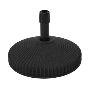 29 lbs. Square Water Filled Patio Umbrella Base in Black