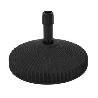 29 lbs. Square Water Filled Patio Umbrella Base in Black