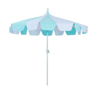 10FT Pagoda Patio Umbrella with Crank Lift & Tilt – Adjustable Outdoor Market Umbrella in Mint Green, Navy Blue & Black