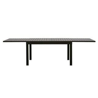 53"–106" Extendable Aluminum Patio Dining Table for 6–8 People, Rectangular Indoor & Outdoor Table in Dark Brown for Backyard, Garden & Balcony