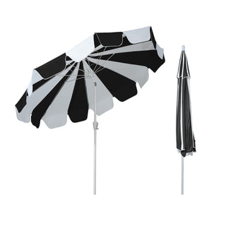 10FT Pagoda Patio Umbrella with Crank Lift & Tilt – Adjustable Outdoor Market Umbrella in Mint Green, Navy Blue & Black