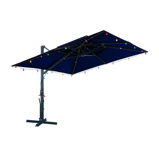 10 FT Square Cantilever Patio Umbrella with Hook 10 FT Square Cantilever Patio Umbrella with Hook