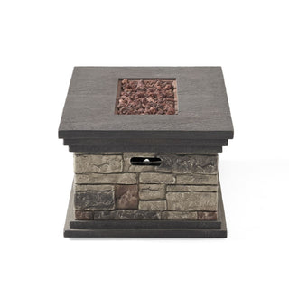 Rectangular MGO Propane Fire Pit, 50,000 BTU Outdoor Gas Fire Table for Patio & Backyard