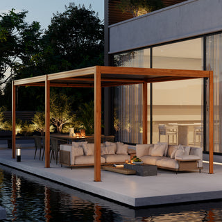 Aluminum Louvered Pergola with Adjustable Roof