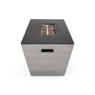 56" Rectangular MGO Propane Fire Pit – 50,000 BTU Outdoor Gas Fire Table