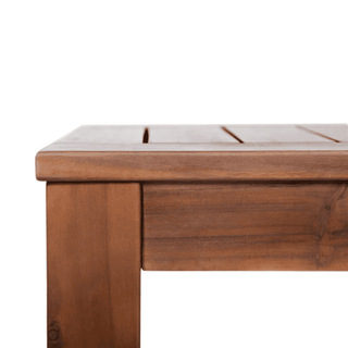 Outdoor Acacia Wood Dining Set With Natural Wood Finish