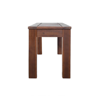 Acacia Wood Outdoor Picnic Bench With Classic Slatted Design