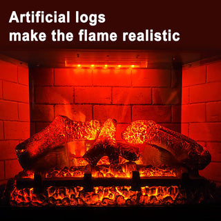 35 Inch Recessed Electric Fireplace – 5120 BTU Heater with Remote Control