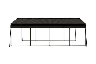 Metal Carport 12×20 Car Port, Outdoor Storage Heavy Duty Metal Canopy Multi-Use Garage Shed for Car and Truck, Carport Kit with Galvanized Steel Roof Building and Frame