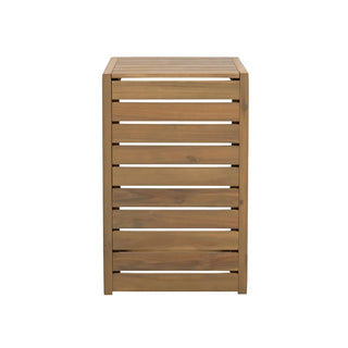 Modern Outdoor C-Shaped Side Table For Patio And Poolside