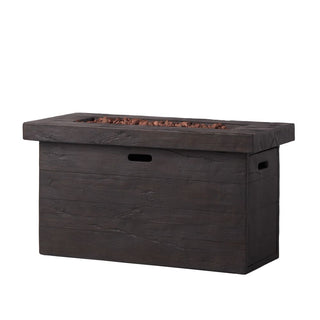 45 Inch Rectangular MGO Fire Pit – 50,000 BTU Outdoor Propane Gas Heater