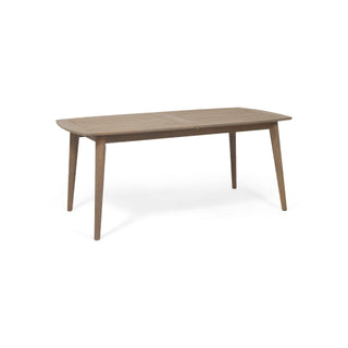 Outdoor Acacia Wood Expandable Dining Table – Brown Finish
