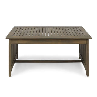 Outdoor Acacia Wood Coffee Table For Patio And Garden