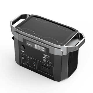 1800W Portable Power Station 1536Wh - Solar Compatible for Outdoor & Home Emergency
