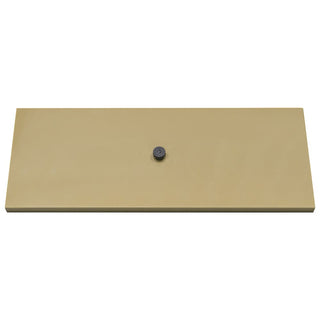 43" Propane Gas Fire Pit Table, 60000 BTU Rectangular Open Weave Wicker Fire Pit with Glass Wind Guard for Outside Patio Deck Garden Backyard