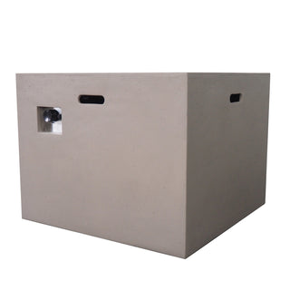 31" Square Propane Gas Fire Pit, 40,000 BTU Outdoor Fire Table for Patio & Backyard