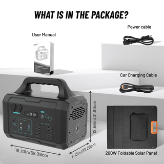 1024Wh Portable Power Station, 1800W Pure Sine Wave Solar Generator with LiFePO4 Battery for Camping & Home Backup