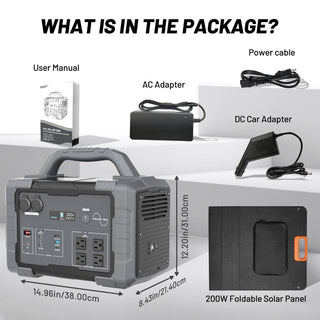 1000W Portable Power Station with High-Capacity Lithium Battery – Solar Generator for Camping, RV & Home Backup