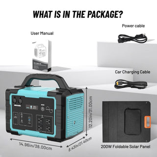 1024Wh LiFePO4 Portable Power Station with Modular Inverter, MPPT Solar & 1800W AC Output