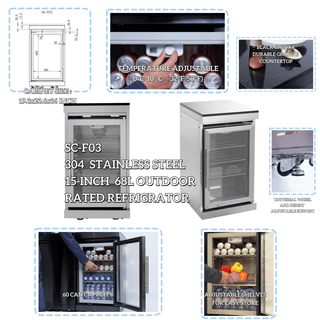46-Inch Deluxe Outdoor Kitchen BBQ Island Grill, 4-Burner 72,000 BTU Stainless Steel with Wine Cooler, Refrigerator, Rotisserie, Granite Countertop & Storage Cabinets