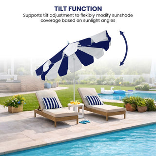 10FT Pagoda Patio Umbrella with Crank Lift & Tilt – Adjustable Outdoor Market Umbrella in Mint Green, Navy Blue & Black
