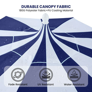 10FT Pagoda Patio Umbrella with Crank Lift & Tilt – Adjustable Outdoor Market Umbrella in Mint Green, Navy Blue & Black