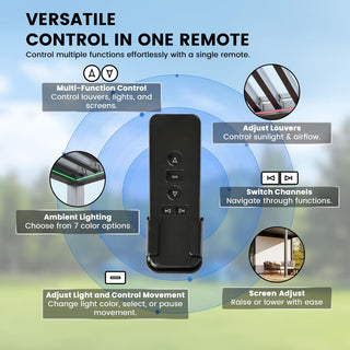 Motorized Aluminum Louvered Pergola with Integrated LED Lights – Modern Adjustable Outdoor Patio Gazebo