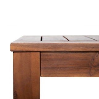 Acacia Wood Outdoor Picnic Bench With Classic Slatted Design
