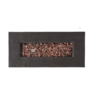 45 Inch Rectangular MGO Fire Pit – 50,000 BTU Outdoor Propane Gas Heater