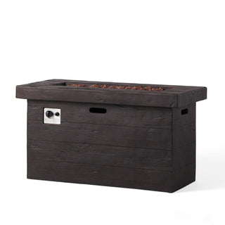 45 Inch Rectangular MGO Fire Pit – 50,000 BTU Outdoor Propane Gas Heater