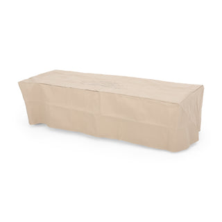 56" Rectangular MGO Propane Fire Pit – 50,000 BTU Outdoor Gas Fire Table