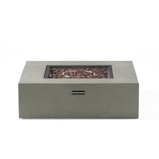 50,000 BTU Square MGO Propane Fire Table, Outdoor Gas Fire Pit with External Tank Design