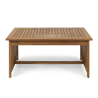 Outdoor Acacia Wood Coffee Table For Patio And Garden