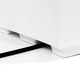 Outdoor Rectangle Propane Fire Pit Table 60inch, 60,000 BTU Concrete Fire Table with Waterproof Cover, Auto-Ignition, Free Lava Rocks