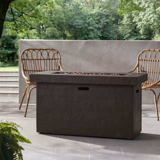 45 Inch Rectangular MGO Fire Pit – 50,000 BTU Outdoor Propane Gas Heater