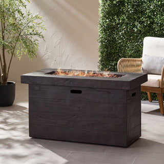45 Inch Rectangular MGO Fire Pit – 50,000 BTU Outdoor Propane Gas Heater