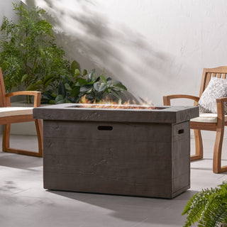 45 Inch Rectangular MGO Fire Pit – 50,000 BTU Outdoor Propane Gas Heater