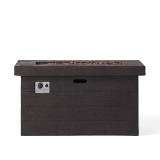 45 Inch Rectangular MGO Fire Pit – 50,000 BTU Outdoor Propane Gas Heater