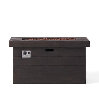 45 Inch Rectangular MGO Fire Pit – 50,000 BTU Outdoor Propane Gas Heater