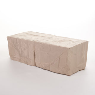 56'' Rectangular Outdoor MGO 50,000 BTU Propane Fire Pit,  Wood-Looking (Tank Cover not Included)