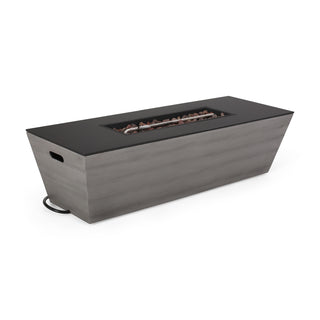 56" Rectangular MGO Propane Fire Pit – 50,000 BTU Outdoor Gas Fire Table