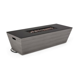 56" Rectangular MGO Propane Fire Pit – 50,000 BTU Outdoor Gas Fire Table